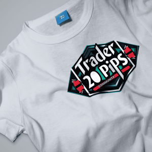 T-shirt Trader 20 Pips White